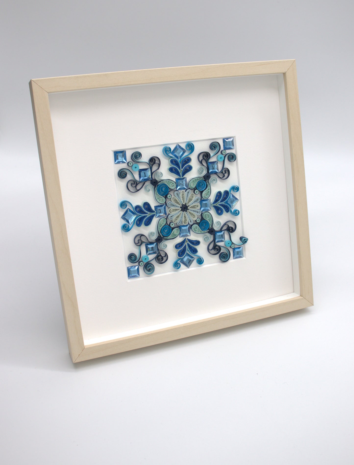 Rhinestone Art Blue