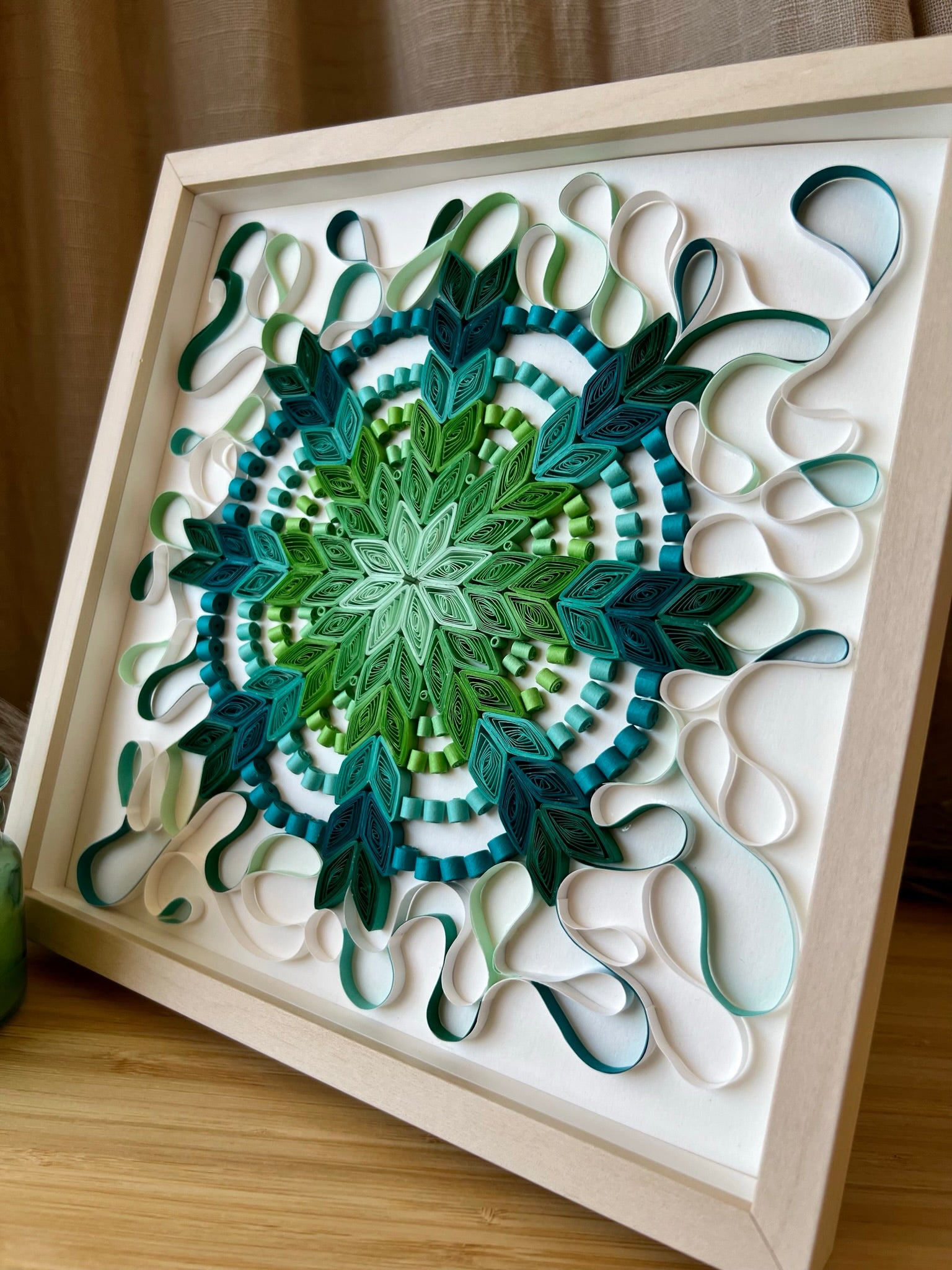 Paper Quilling Decoration Handmade Wall Art Design Unique Gift